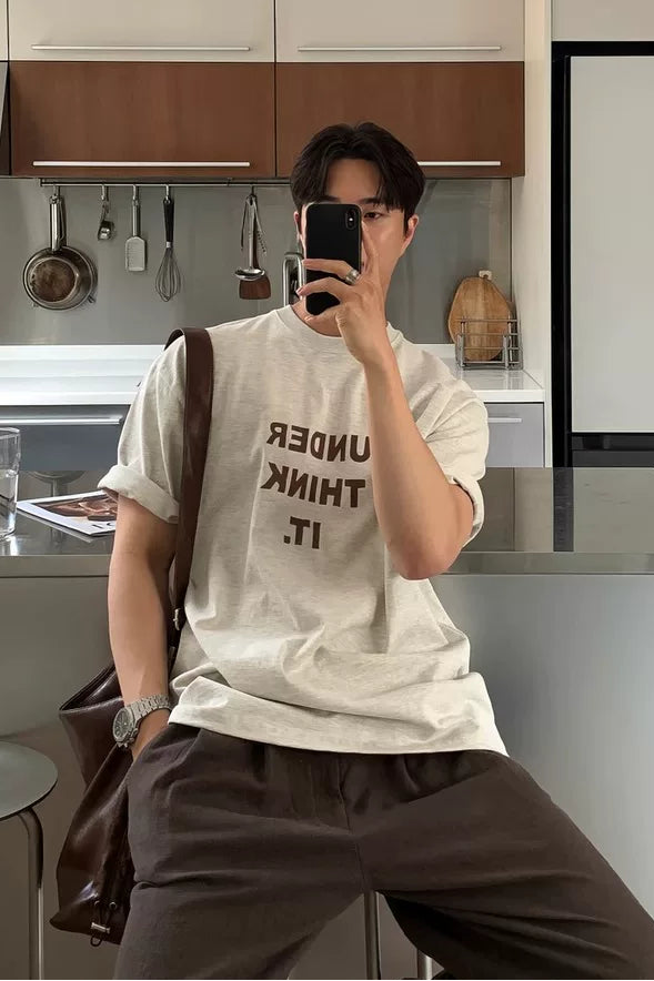 レトロプリント オーバーTシャツ10020