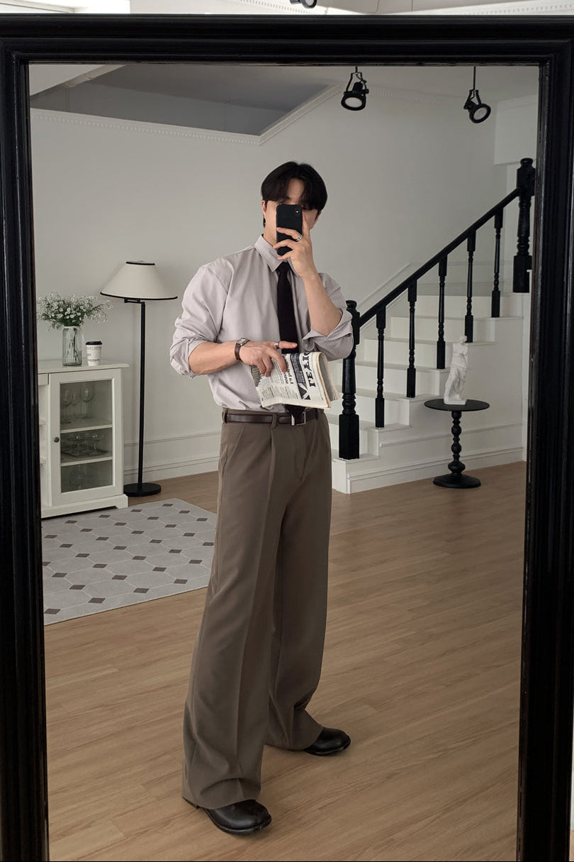 クラシカルストレートスラックス10100