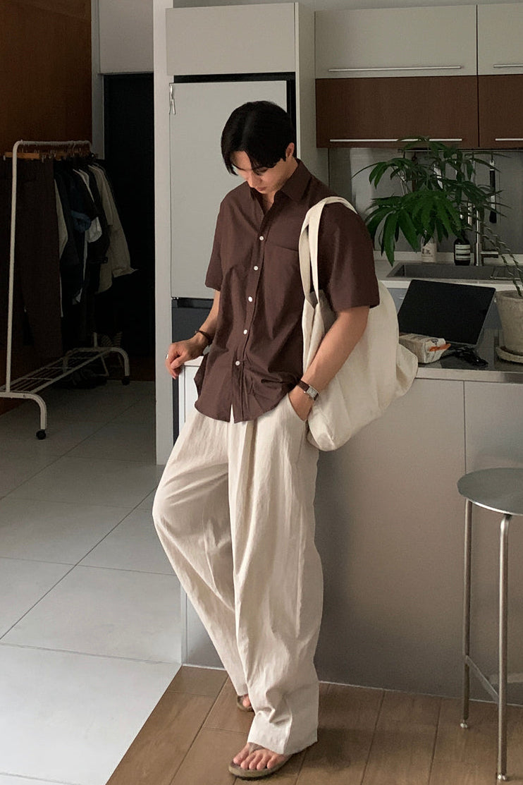 シンプルサマーシャツ10059