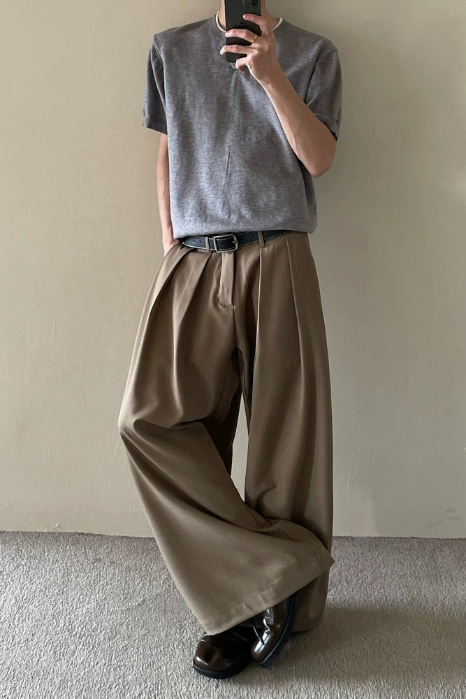 モダンワイドスラックス10034