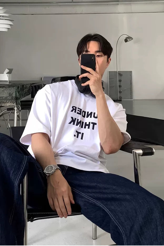 レトロプリント オーバーTシャツ10020