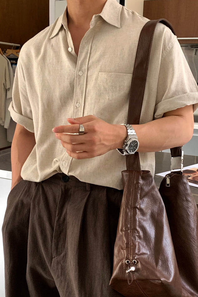 シンプルサマーシャツ10059